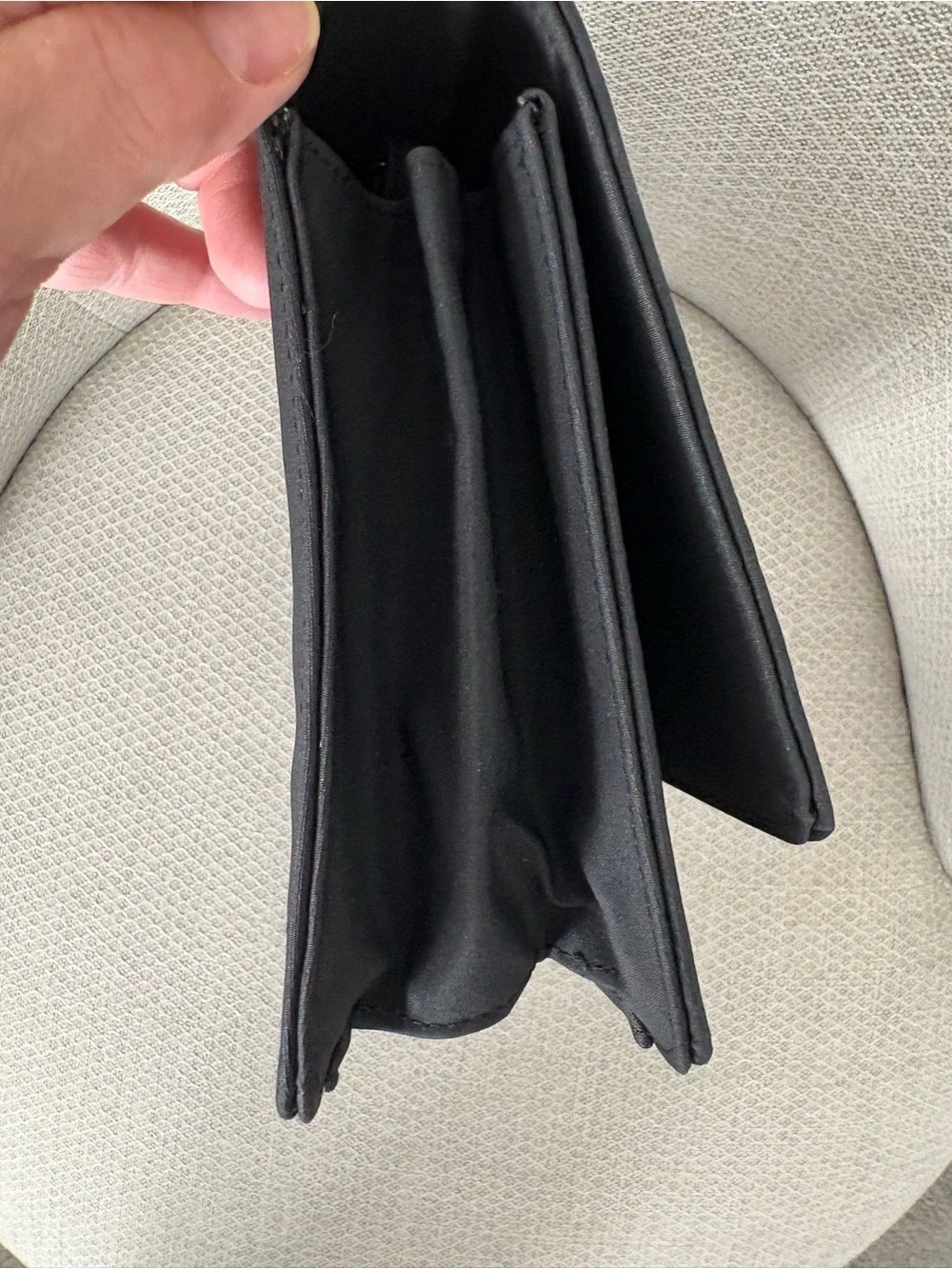 Vintage Black Envelope Clutch with Sculptural Panther Handle